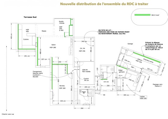 Etude décorative d'un projet de rénovation globale